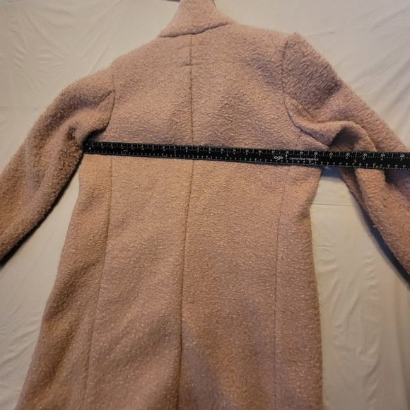 Old Navy Pink Rose Soft Brushed Over Pea Coat Size XS - Picture 9 of 11